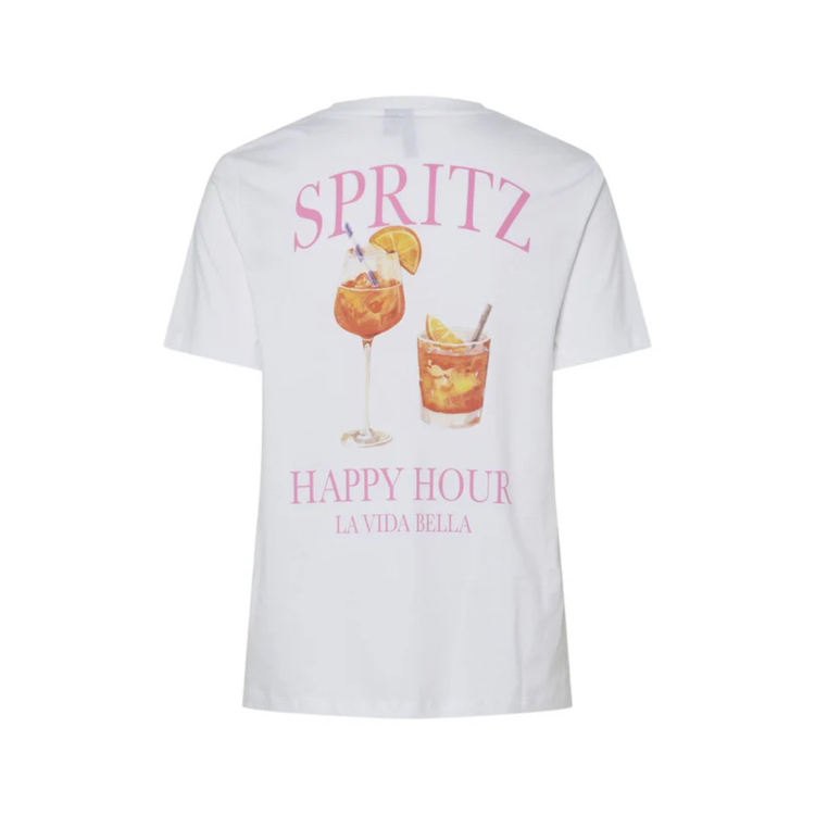 Pctalia t-shirt - Bright white/spritz
