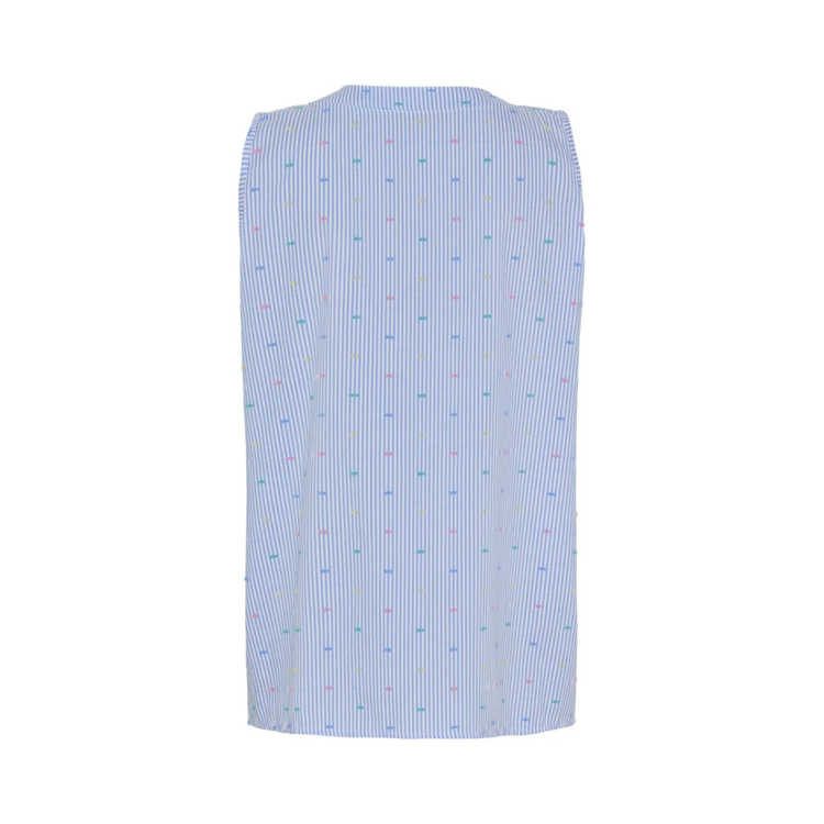 Mdcsolvej top - Sky blue print 2