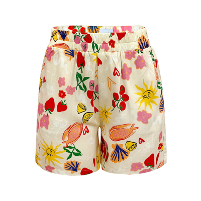 Hilma shorts - Ivory summer