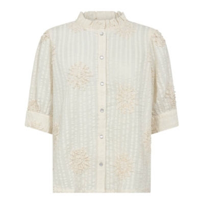 Milgo bluse - Creme