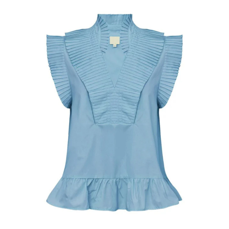 Anngo top - Ice blue