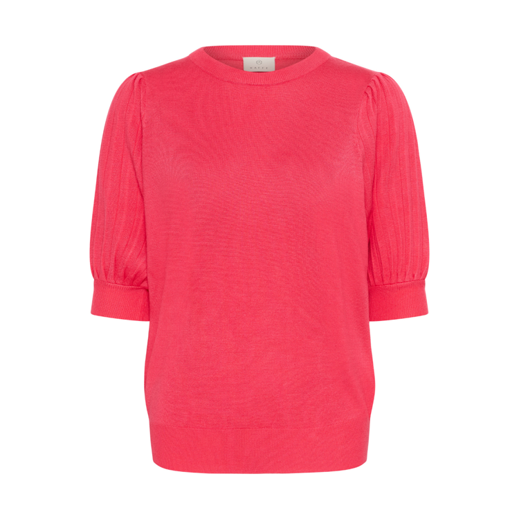 Kalone strik bluse - Raspberry