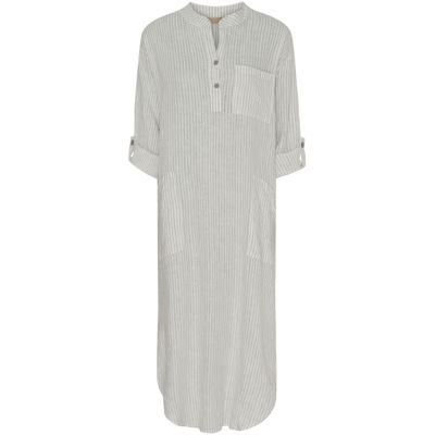 Mdcness kjole - Panna grey stripe