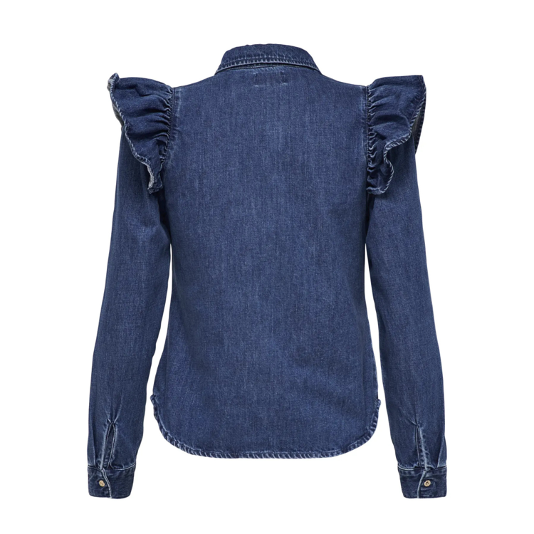 Onlindigo skjorte - Dark blue denim