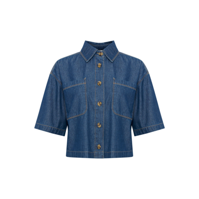 Kaluise skjorte - Dark blue chambray