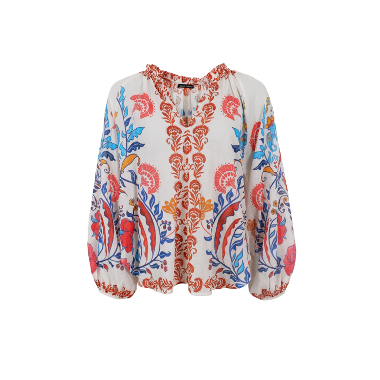 Bcpeacock bluse - Marsala red