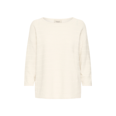 Frsinne strikbluse - Whisper white