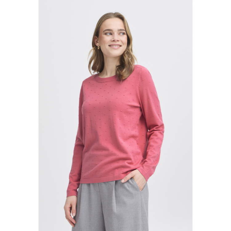 Frkarianne strikbluse - Rapture rose