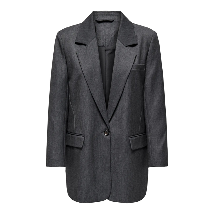 Onlhattie-lana blazer - Dark grey melange
