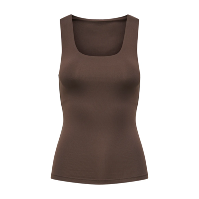 Onlea top - Seal brown
