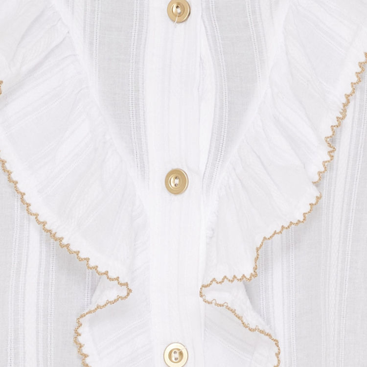 Mdclaurette skjorte - White/beige