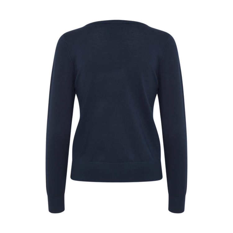 Frzubasic cardigan - Dark peacoat