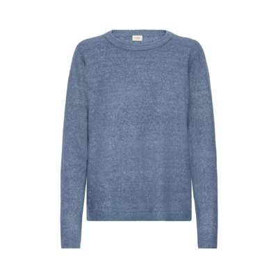 Frellis strikbluse - Bering sea melange