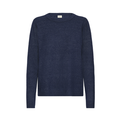 Frellis strikbluse - Night sky melange