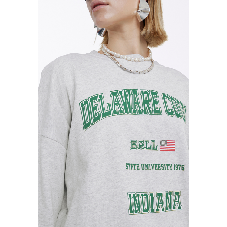 L. smith sweatshirt - Dc white melange