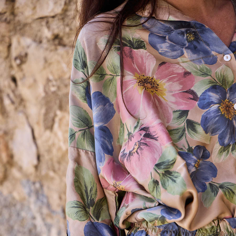 Bcemme flower skjorte - Frappe