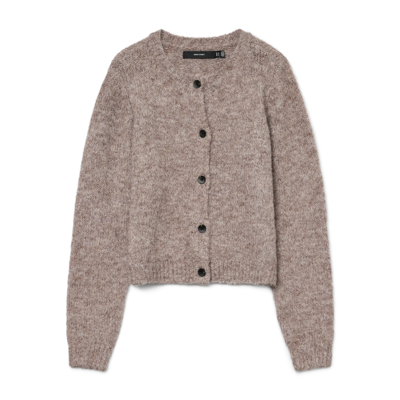 Vmnovah cardigan - Brown lentil/melange