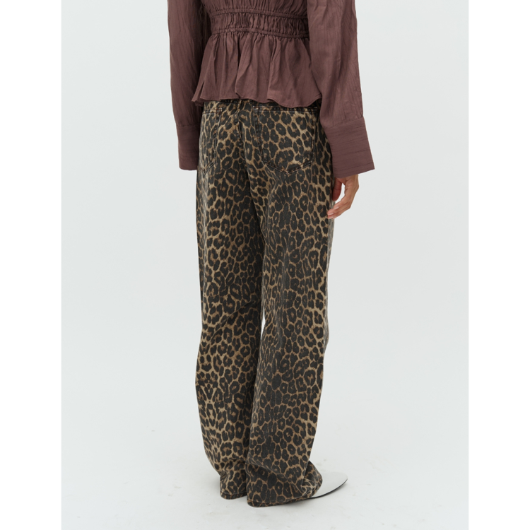 Cadian-m jeans - Leopard mist