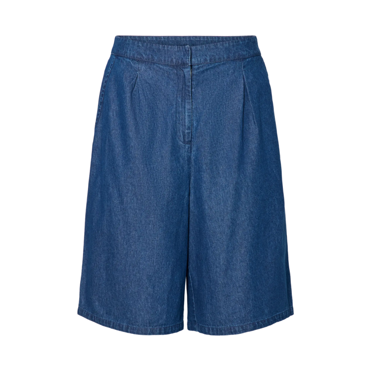 Pctenim shorts - Medium blue denim