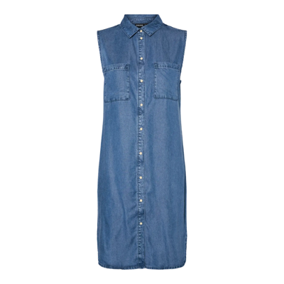 Pcvilje kjole - Medium blue denim