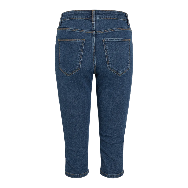 Vijeggy capri jeans - Medium blue denim