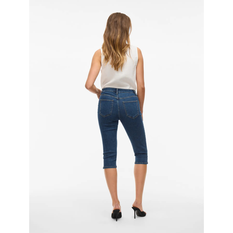 Vijeggy capri jeans - Medium blue denim