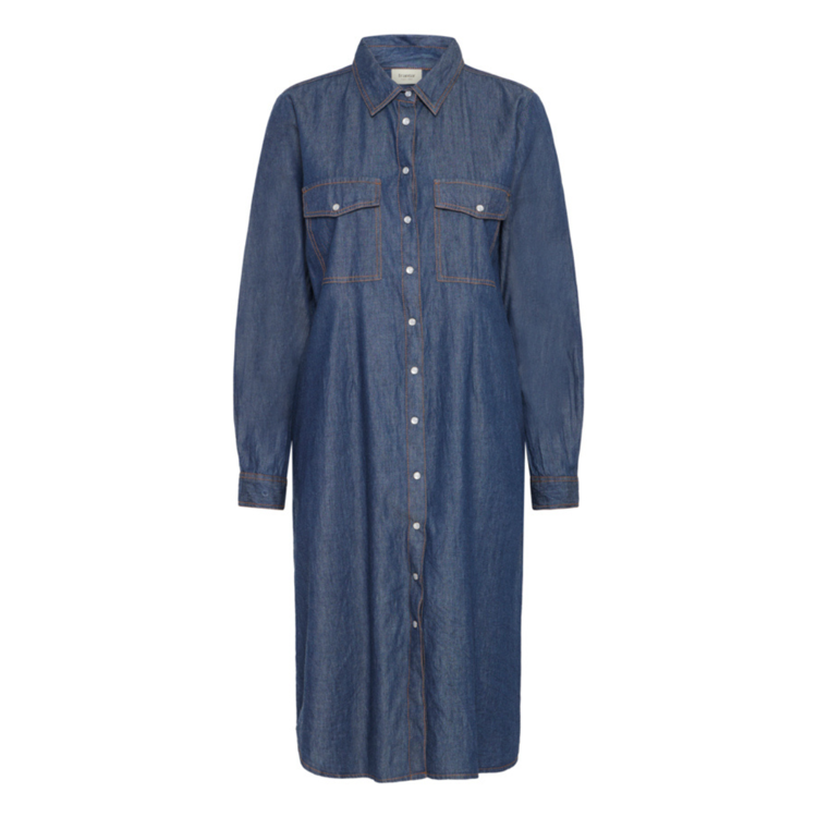 Frlarissa kjole - Raw blue denim