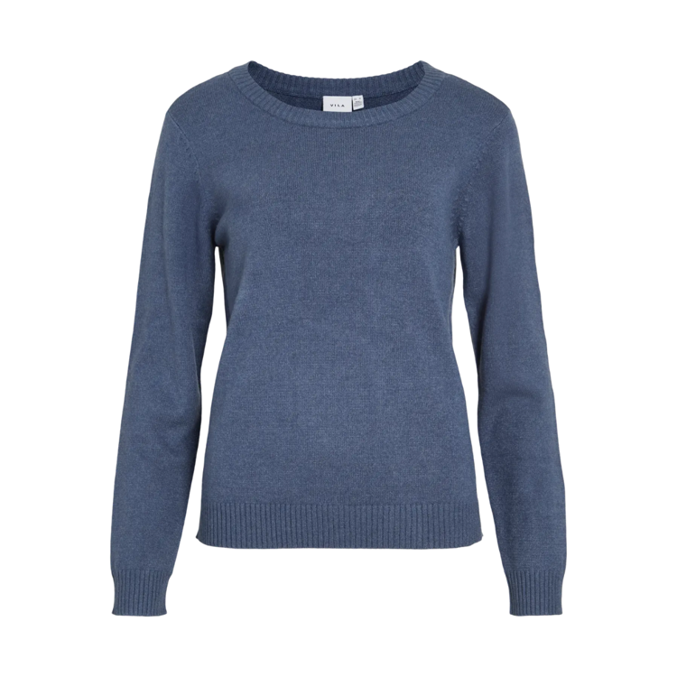 Viril strik bluse - Vintage indigo