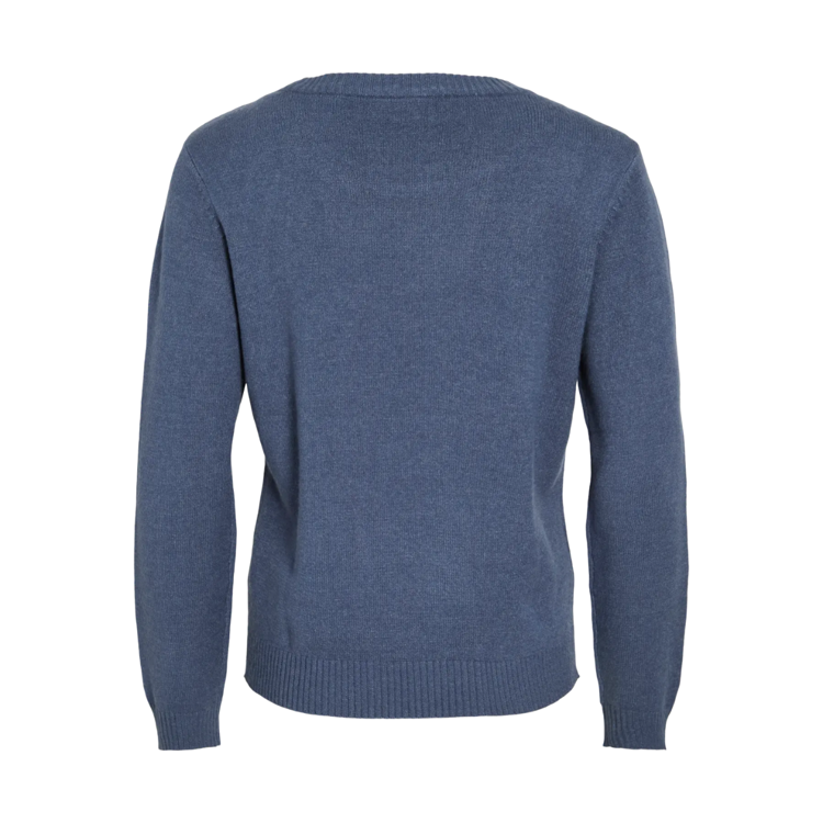 Viril strik bluse - Vintage indigo