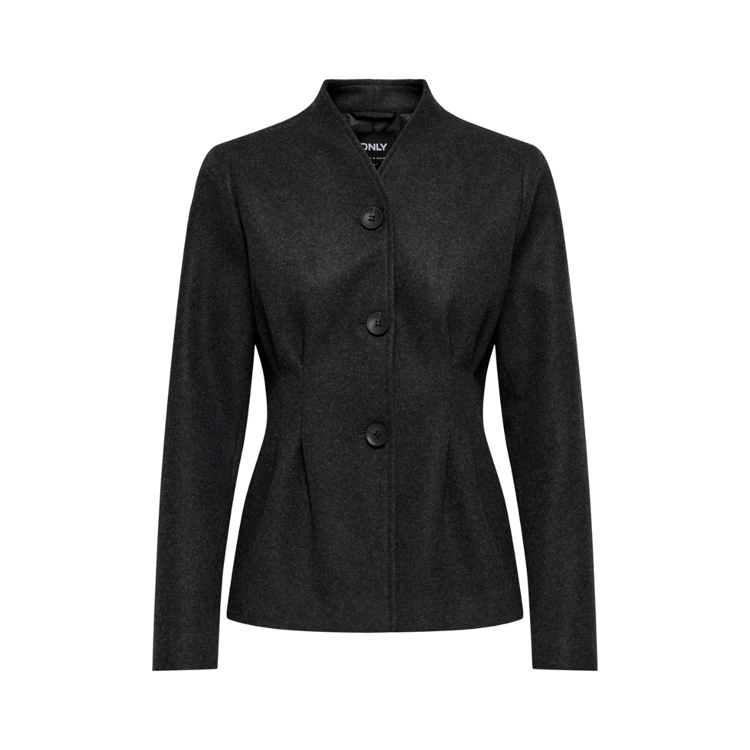 Onlnancy jakke - Dark grey melange