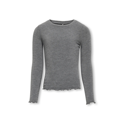 Kogamour l/s t-shirt - Dark grey melange