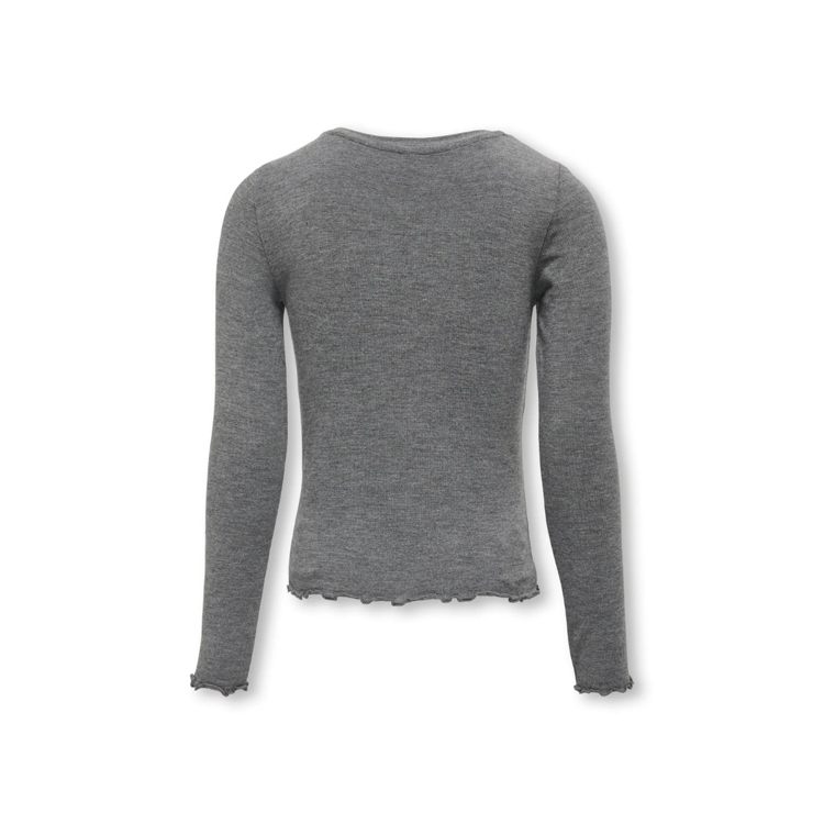 Kogamour l/s t-shirt - Dark grey melange