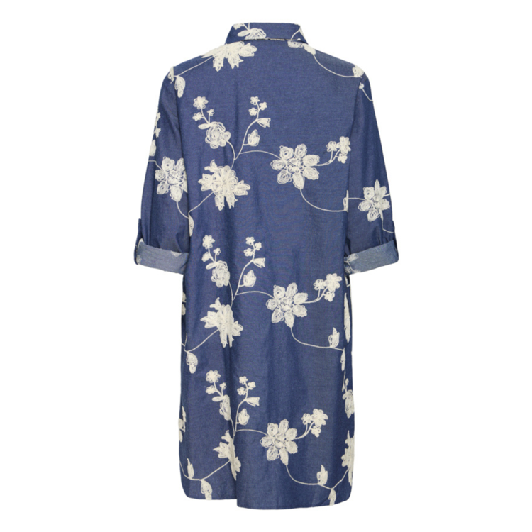 Frdarana kjole - Mid blue emb
