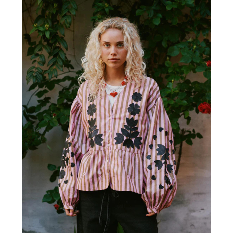 Rikke top - Pink stripes