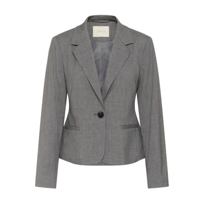 Kaellie blazer - Grey melange/chalk stripe