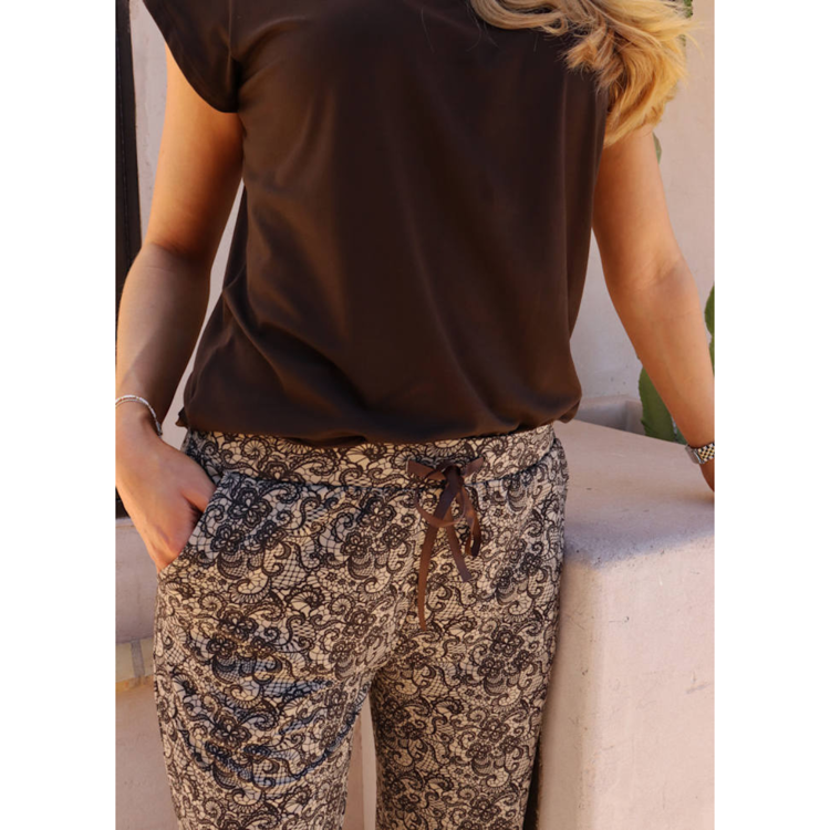 Alma t-shirt - Mocca