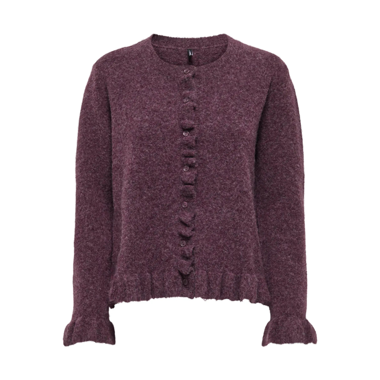 Onlrima strik cardigan - Burgundy