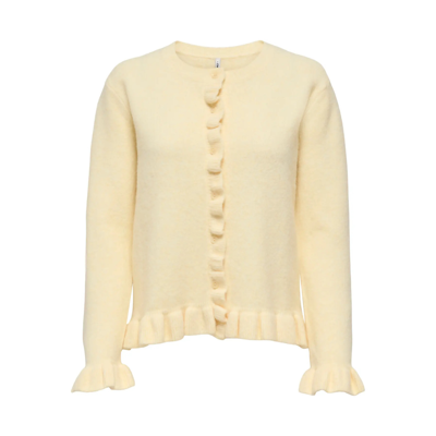Onlrima strik cardigan - Lemon meringue
