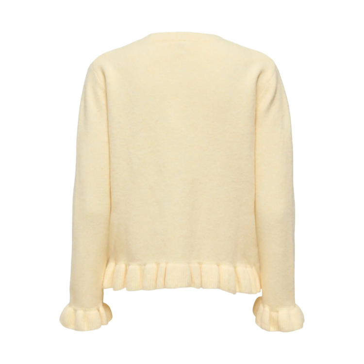 Onlrima strik cardigan - Lemon meringue
