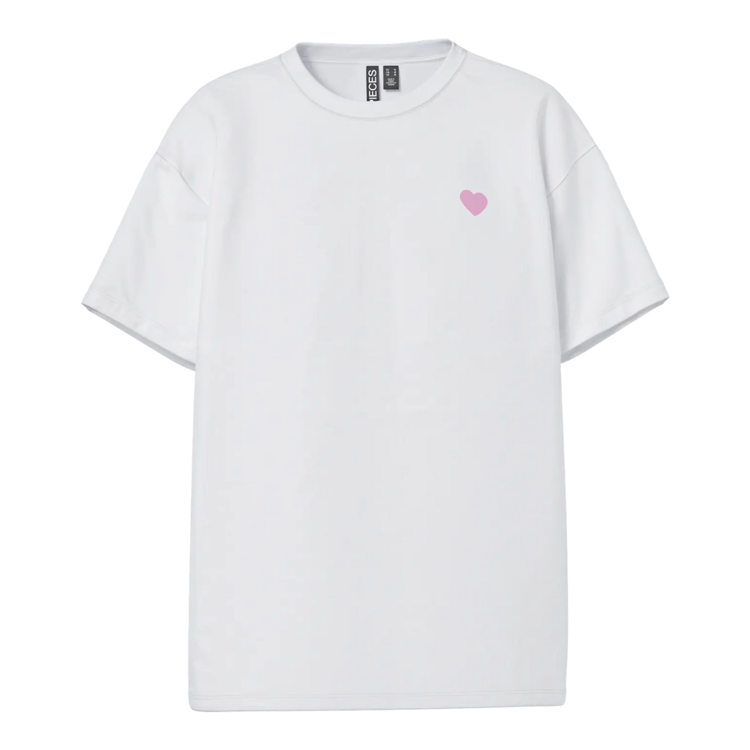 Pcalifi t-shirt - Bright white/honesty