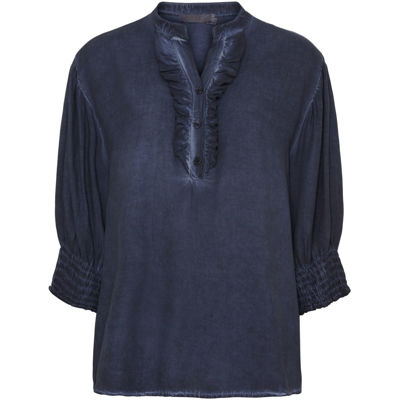 Mdcunnur bluse - Blue scuro