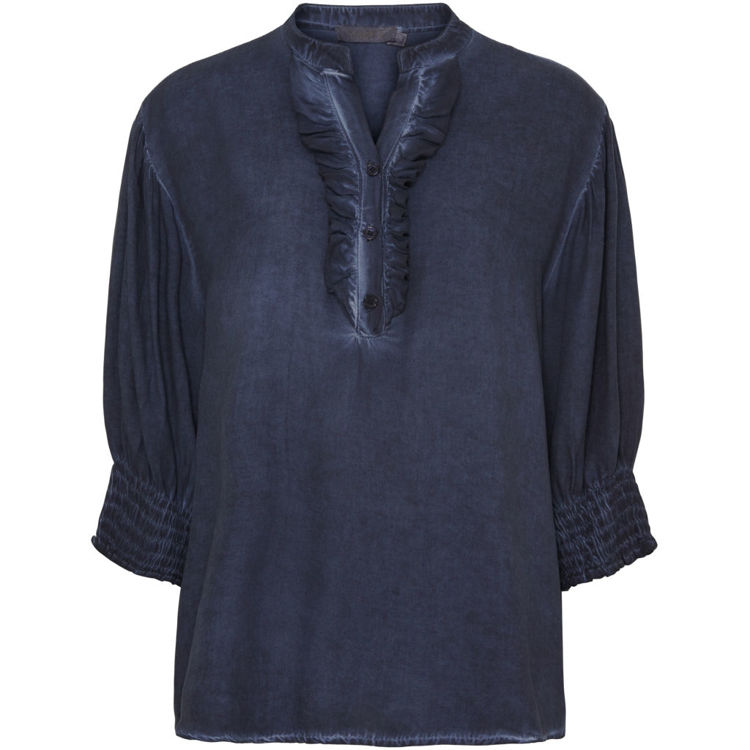 Mdcunnur bluse - Blue scuro