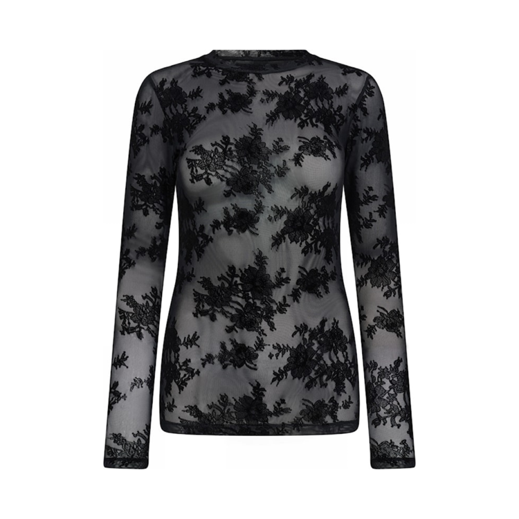 Hype the detail meshbluse - lace