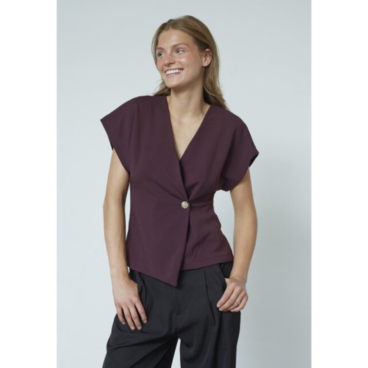 Gevela vest - Deep bordeaux