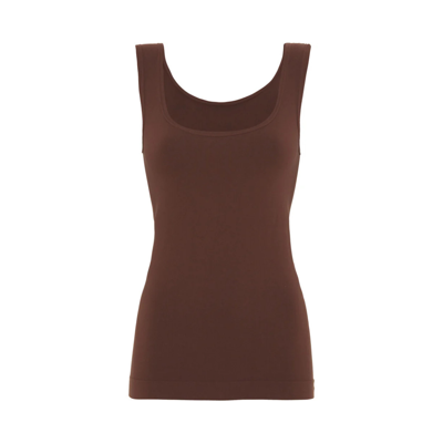 Ellen tank top - Cioccolato