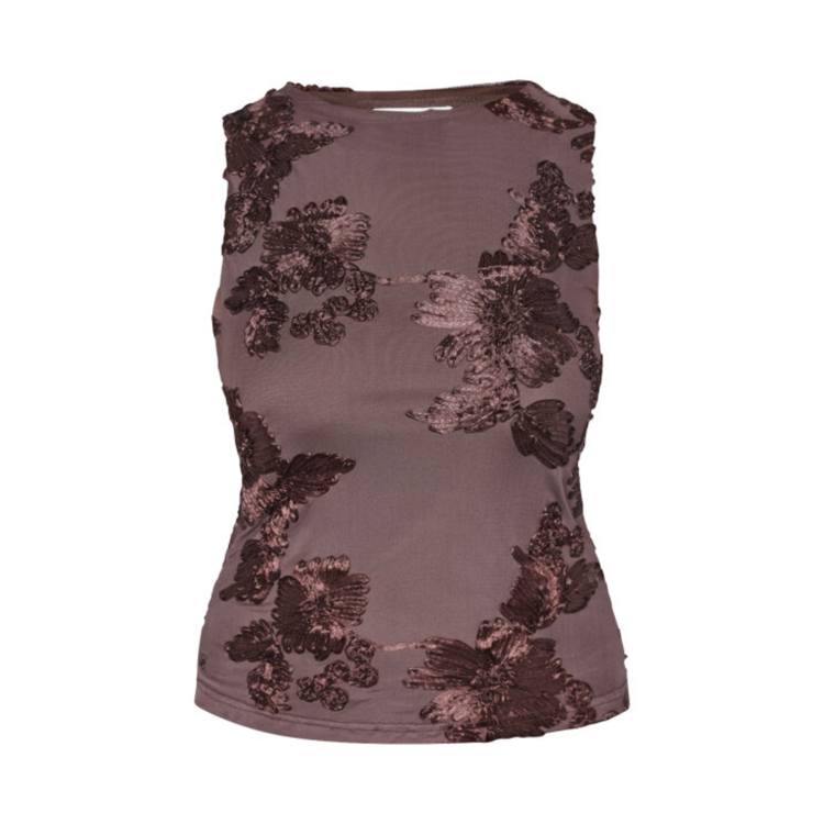 Sis-top - Brown/brown