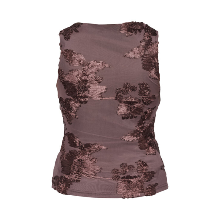 Sis-top - Brown/brown