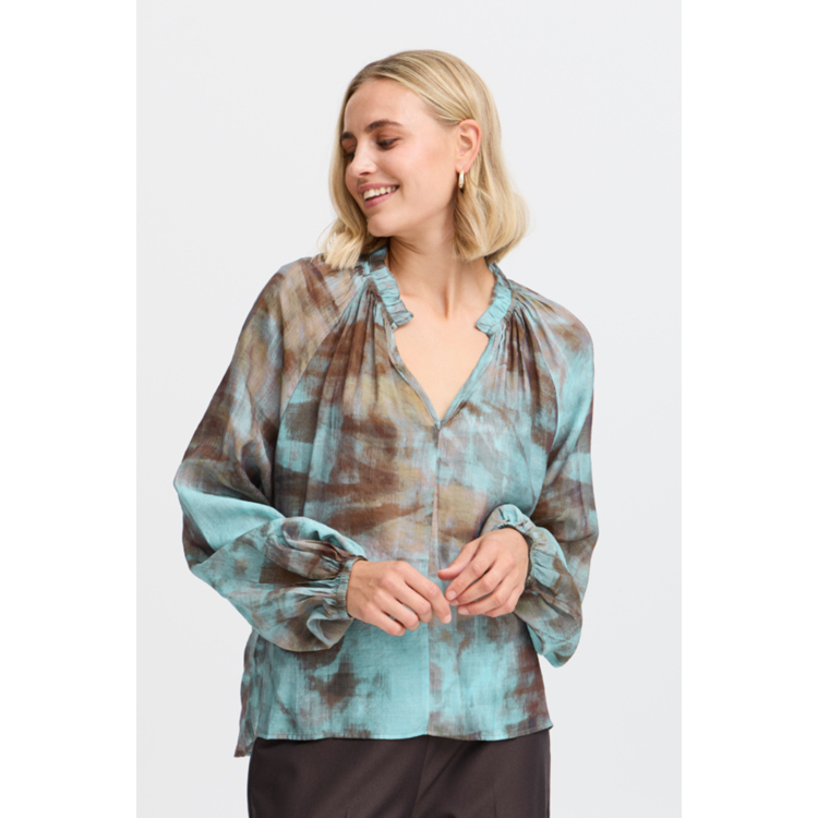 Frilli bluse - Bluestone AOP