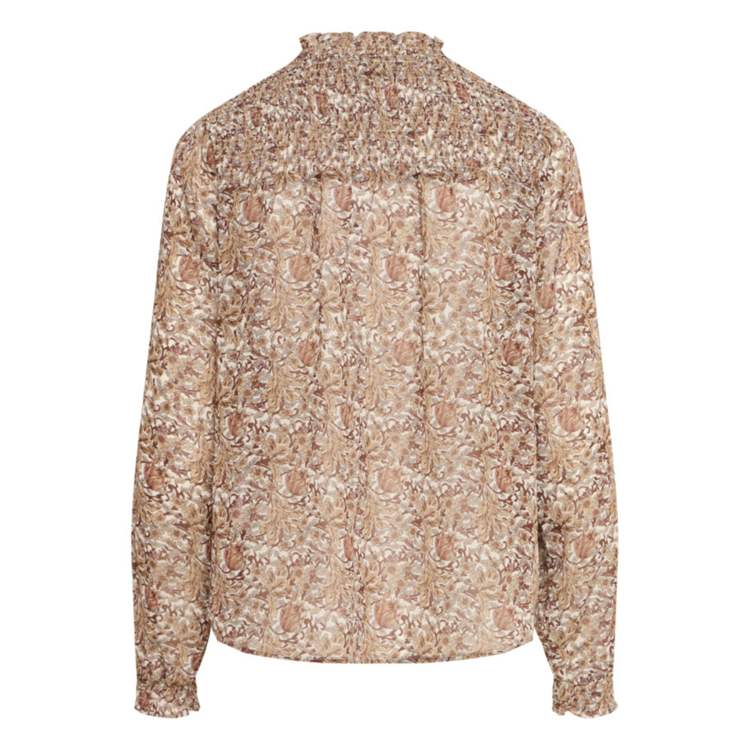 Pxsaga skjorte - Cloud dancer flower