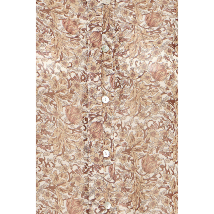 Pxsaga skjorte - Cloud dancer flower